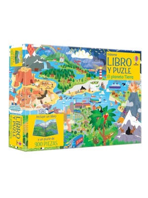 PLANETA TIERRA LIBRO Y PUZZLE
