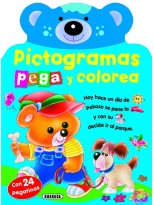 PICTOGRAMAS - PEGA Y COLOREA CONEJITO