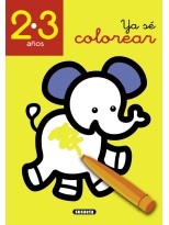 YA SÉ COLOREAR 2-3 AÑOS