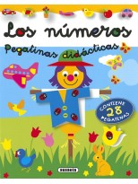 NÚMEROS PEGATINAS DIDÁCTICAS