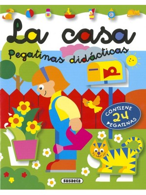 CASA PEGATINAS DIDÁCTICAS