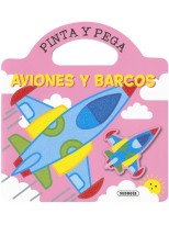 AVIONES Y BARCOS (PINTA Y PEGA)