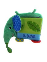 ELEFANTE Y SUS AMIGOS DE LA SABANA (LIBRO TELA)