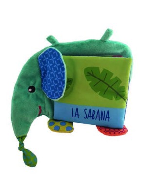 ELEFANTE Y SUS AMIGOS DE LA SABANA (LIBRO TELA)