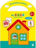 MI PRIMERA MALETA - PEGO Y COLOREO - MI CASA