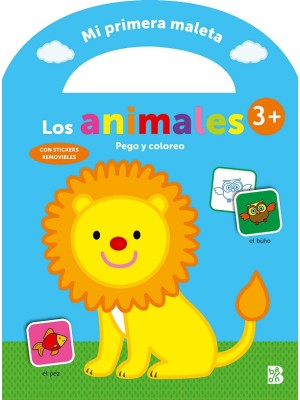 MI PRIMERA MALETA - PEGO Y COLOREO - LOS ANIMALES