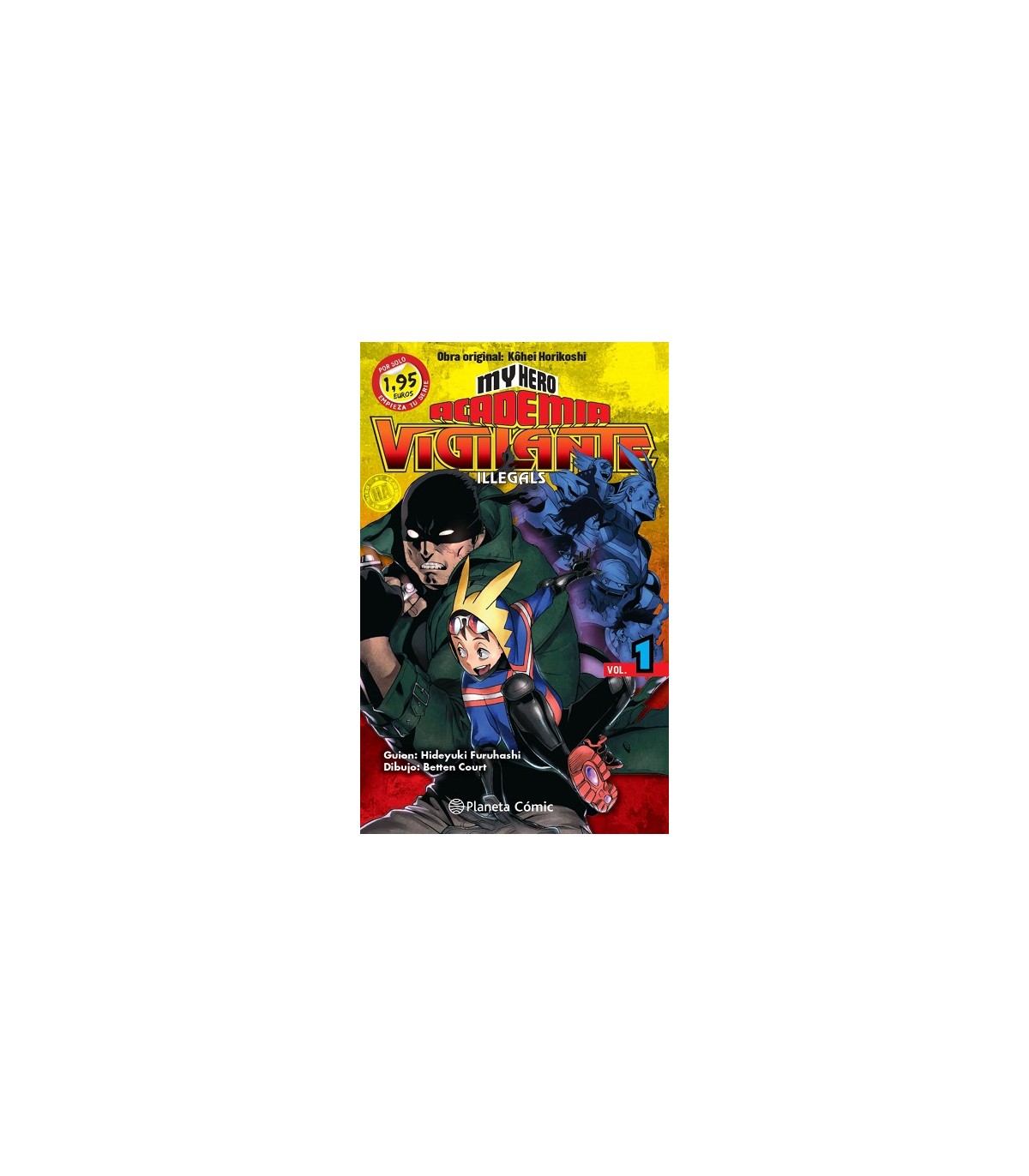 MY HERO ACADEMIA VIGILANTE ILLEGALS Nº 01 1,95