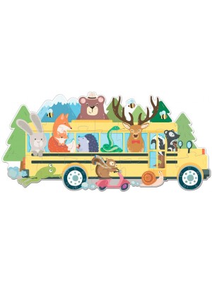 AUTOBUS DE LOS ANIMALES. PUZLE DE VIAJE. CON PUZZLE  EDIC. ILUSTRADO (ESPAÑOL)