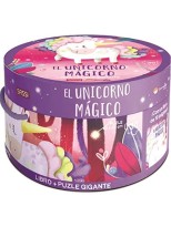 UNICORNIO MAGICO. CAJAS REDONDAS. CON PUZZLE. EDIC. ILUSTRADO (ESPAÑOL)
