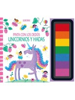 UNICORNIOS Y HADAS PINTA CON LOS DEDOS