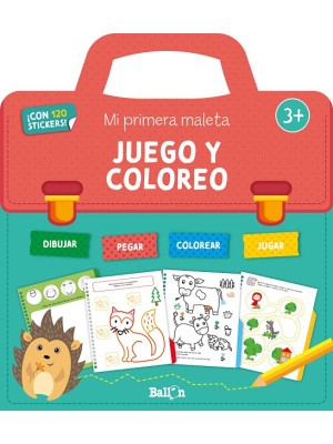 MI PRIMERA MALETA DE ACTIVIDADES - JUEGO Y COLOREO +3