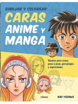 DIBUJAR Y COLOREAR CARAS ANIME Y MANGA