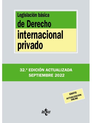 LEGISLACIÓN BÁSICA DE DERECHO INTERNACIONAL PRIVADO