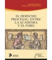 DERECHO PROCESAL:ENTRE LA ACADEMIA Y EL FORO