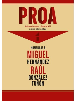 PROA. REVISTA DE LITERATURA. 1