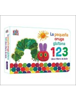 PEQUEÑA ORUGA GLOTONA 1 2 3. LIBRO TÍTERE DE DEDO