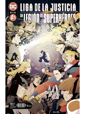 LIGA DE LA JUSTICIA CONTRA LA LEGIÓN DE SUPERHÉROES NÚM. 5 DE 6