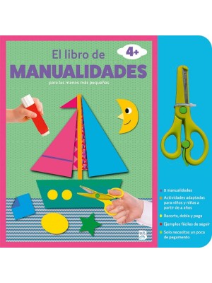 LIBRO DE MANUALIDADES CON TIJERAS +4