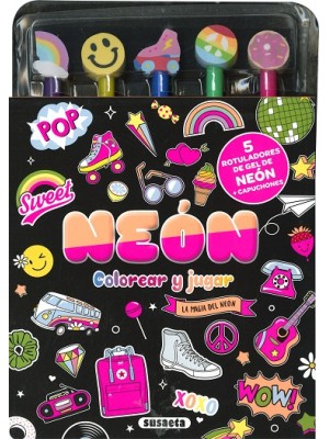 NEÓN COLOREABLE