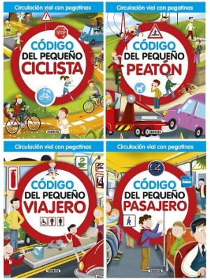 CIRCULACIÓN VIAL CON PEGATINAS (4 TÍTULOS)