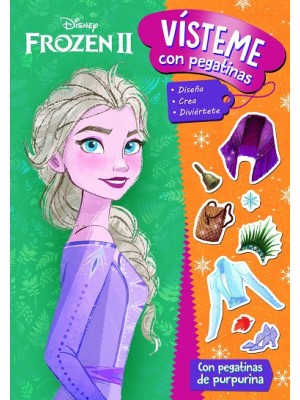FROZEN 2 VÍSTEME CON PEGATINAS