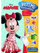 MINNIE VÍSTEME CON PEGATINAS