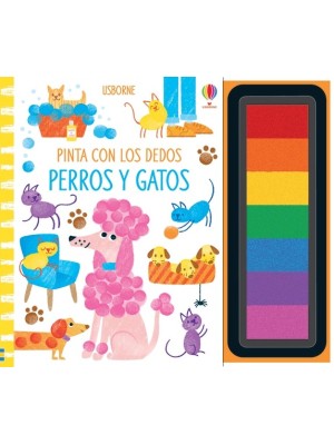 PERROS Y GATOS (PINTA CON LOS DEDOS)