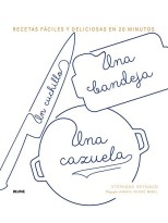 CUCHILLO, UNA BANDEJA, UNA CAZUELA