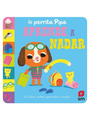 PERRITA PIPA APRENDE A NADAR