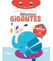 COLOREO Y PEGO ADHESIVOS GIGANTES. ELEFANTE