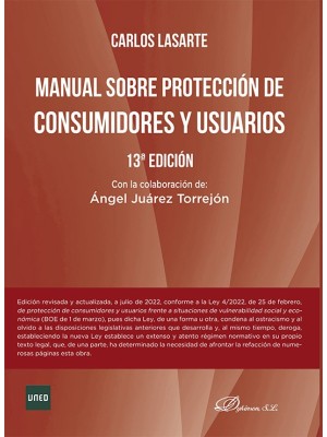MANUAL SOBRE PROTECCIÓN DE CONSUMIDORES Y USUARIOS