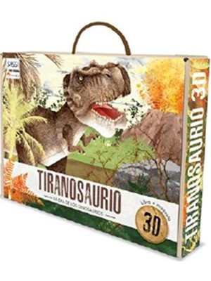 TIRANOSAURIO 3D LA ERA DE LOS DINOSAURIOS CON PUZZLE 3D