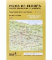 PICOS DE EUROPA MACIZO OCCIDENTAL (EL CORNIÓN) MAPA