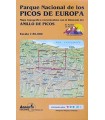 PARQUE NACIONAL DE LOS PICOS DE EUROPA MAPA TOPOGRÁFICO EXCURSIONISTA