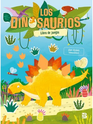 DINOSAURIOS-LIBRO DE JUEGOS CON STICKERS