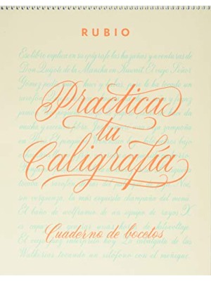 CUADERNO BOCETOS CALIGRAFIA