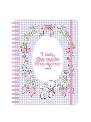 AGENDA ESCOLAR SEMANAL 2023-2024 "I AM THE MAIN CHARACTER" ISA MUGURUZA