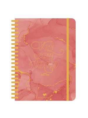 AGENDA ESCOLAR SEMANAL 2023-2024 "VOY CON TODO" LA VECINA RUBIA