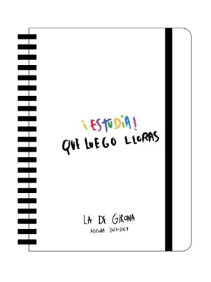 AGENDA ESCOLAR SEMANAL 2023-2024 "¡ESTUDIA!" LA DE GIRONA