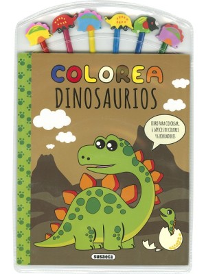 DINOSAURIOS + LAPICES DE COLORES