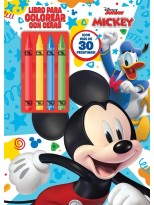 MICKEY. LIBRO PARA COLOREAR CON CERAS