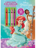PRINCESAS. LIBRO PARA COLOREAR CON CERAS 2