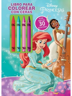 PRINCESAS. LIBRO PARA COLOREAR CON CERAS 2