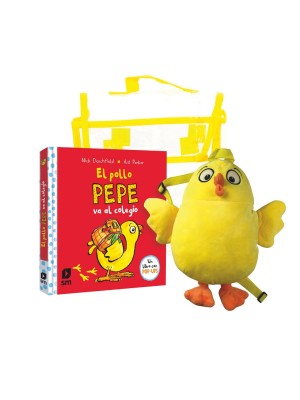 POLLO PEPE VA AL COLEGIO + MUÑECO