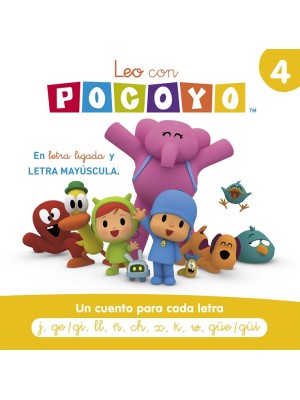 POCOYÓ. LECTOESCRITURA - LEO CON POCOYÓ. UN CUENTO PARA CADA LETRA J, GE/GI, LL,