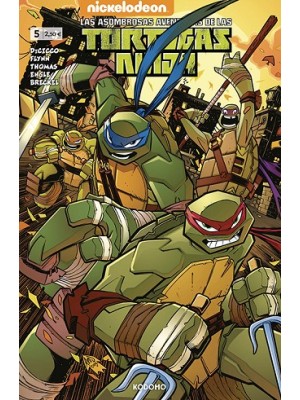ASOMBROSAS AVENTURAS DE LAS TORTUGAS NINJA NÚM. 05