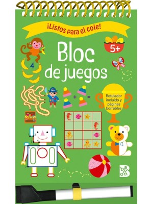 LISTOS PARA EL COLE BLOC DE JUEGOS +5