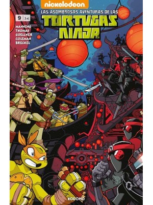 ASOMBROSAS AVENTURAS DE LAS TORTUGAS NINJA NÚM. 09