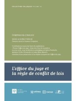 OFFICE DU JUGE ET LA REGLE DE CONFLIT DE LOIS, L'