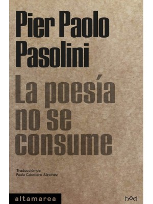 POESÍA NO SE CONSUME, LA